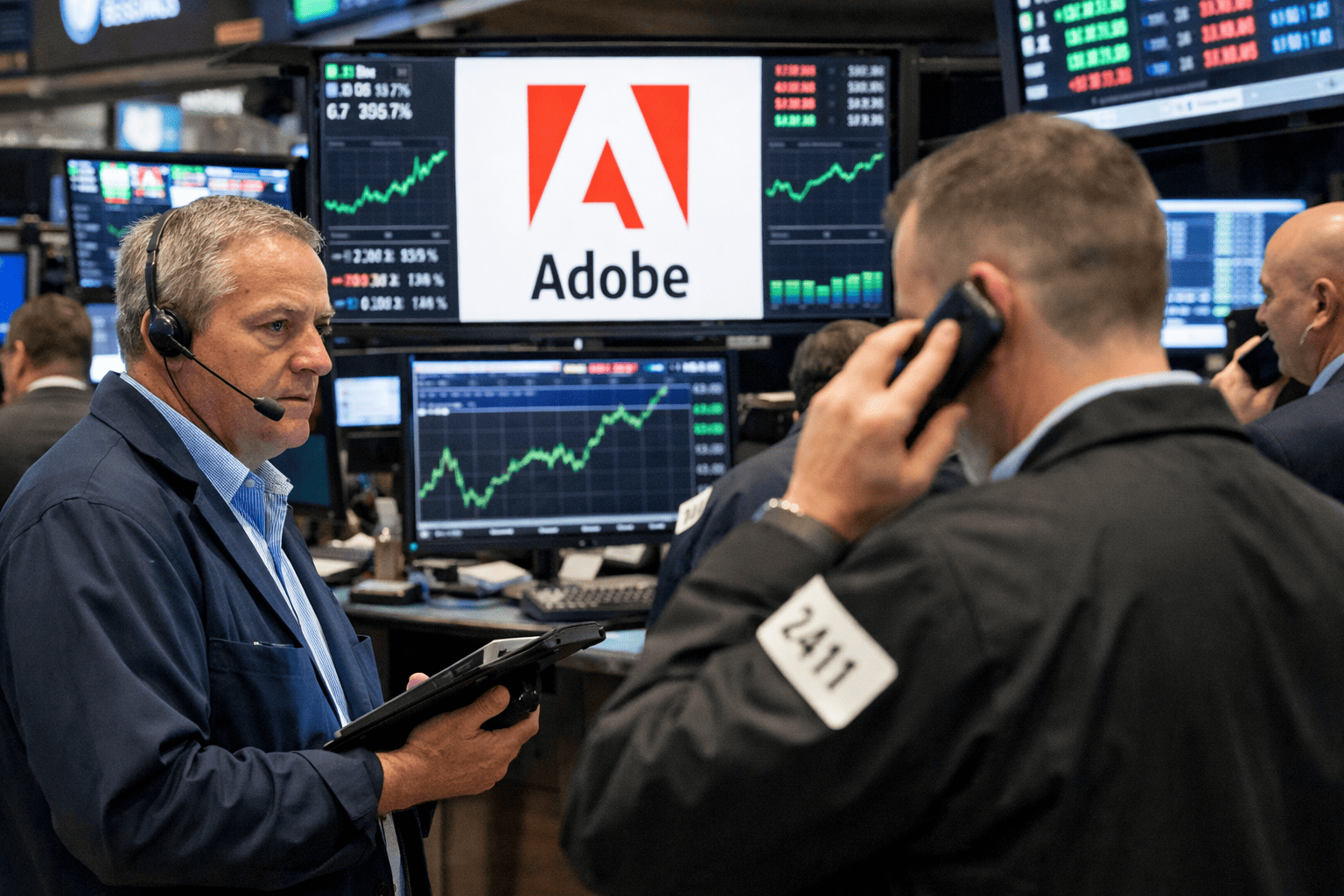 Adobe Stock's Bearish Flag Pattern Signals Risk Ahead of Q2 Earnings