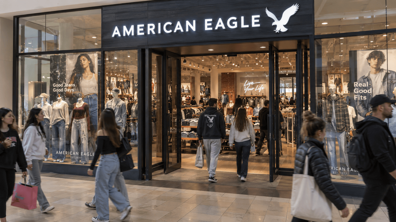 American Eagle stock drops 11% despite EPS beat, tariff refund masks weak margins