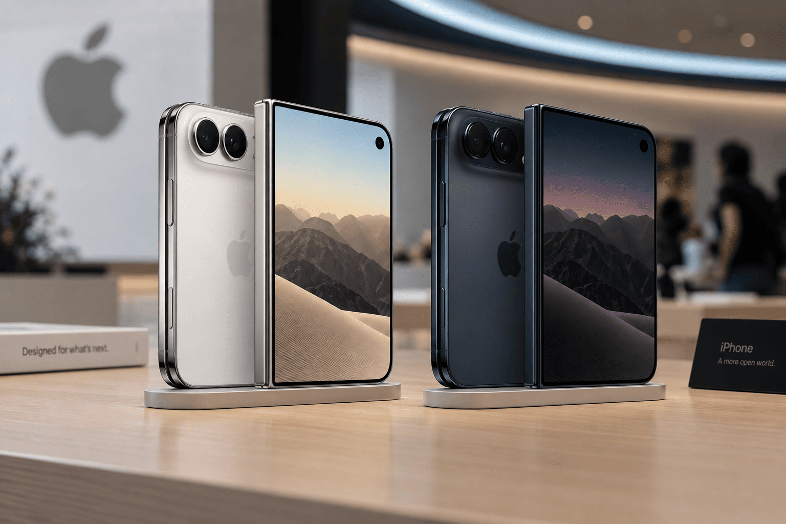 Apple's $1,999 Foldable iPhone Duo Debuts, But Shares Slip