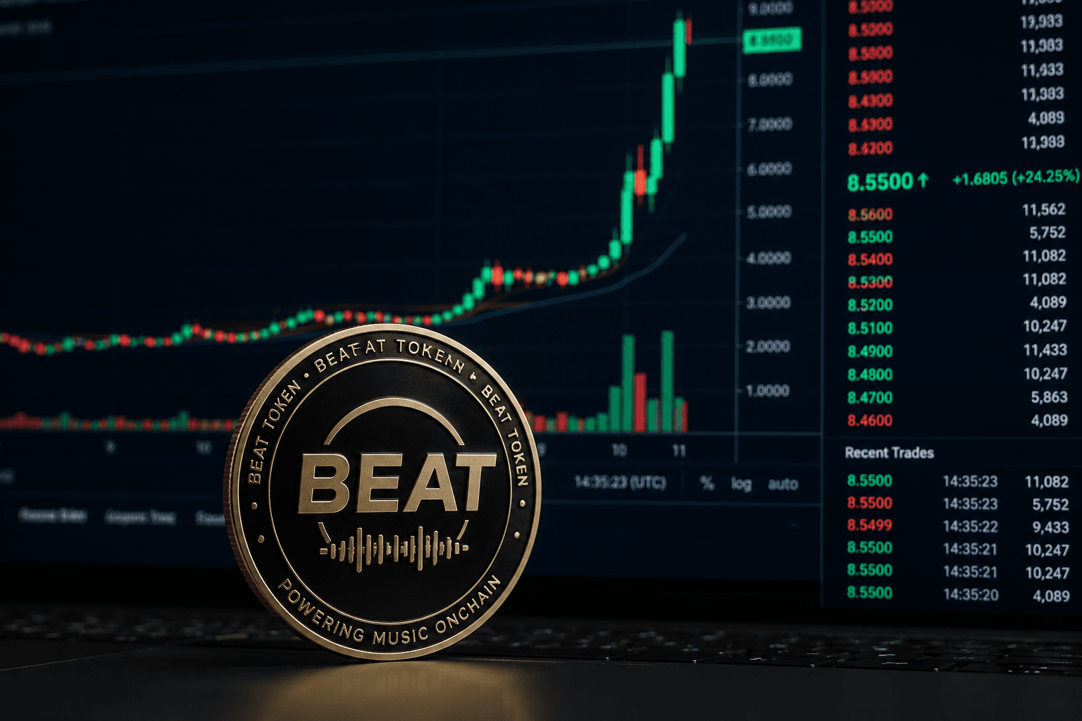BEAT Token Surges 476% in a Week, RSI Hits Extreme Overbought Levels