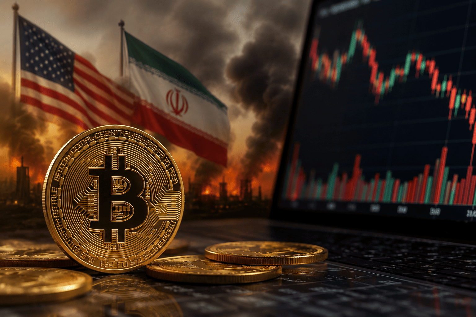 Bitcoin Dips Below $63K as Iran Tensions and $120K BTC ETF Outflows Pressure Price