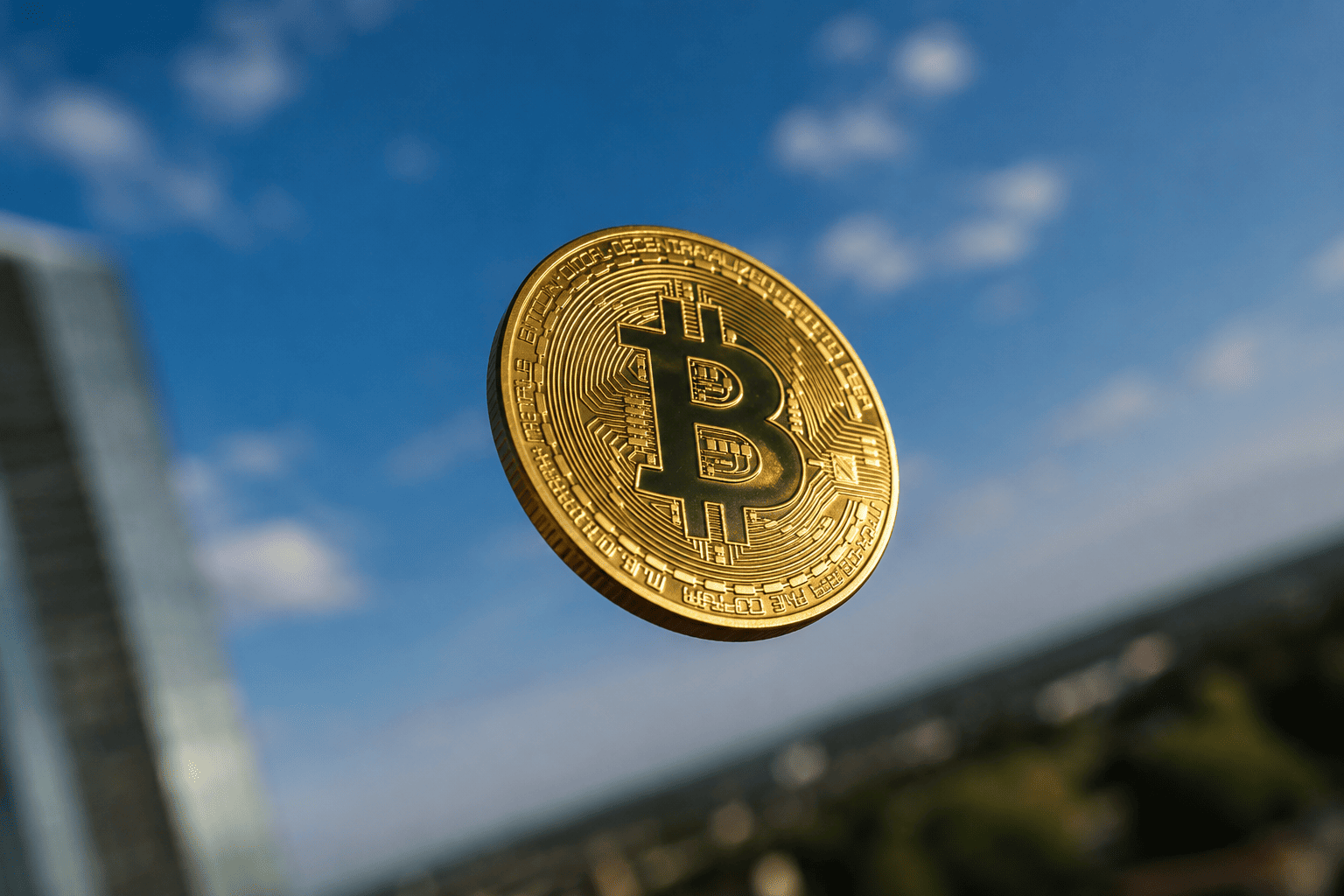 Bitcoin edges up as futures turn bullish, but lags equities