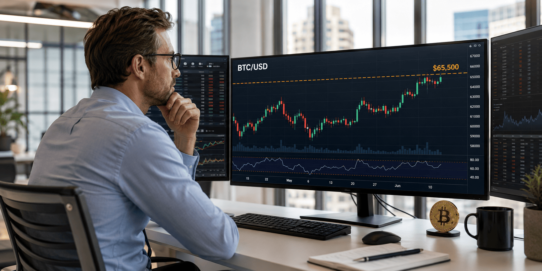 Bitcoin Holds $65K as ETF Inflows Fail to Break Resistance