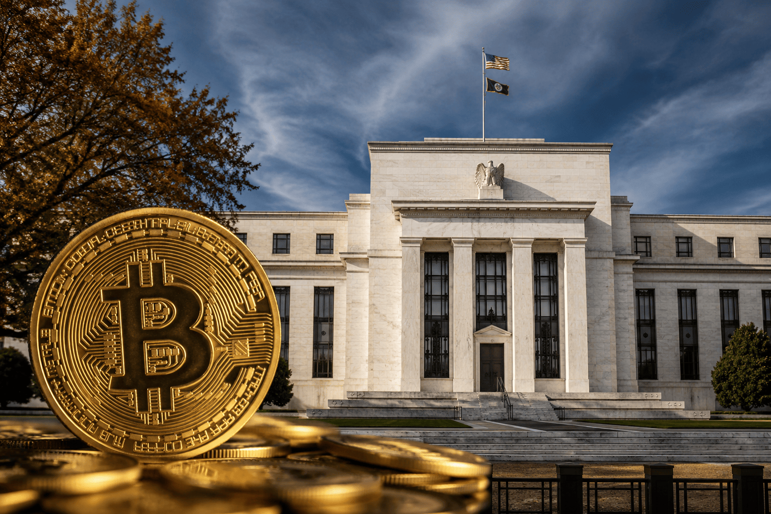 Bitcoin Holds $65K as Fed Decision and ETF Outflows Set the Stage