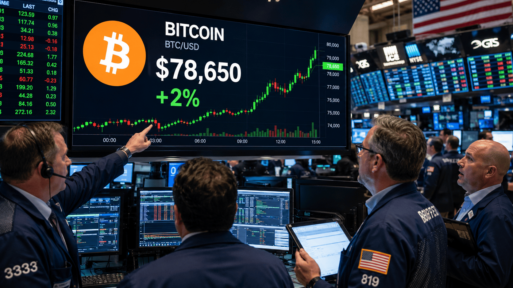 Bitcoin holds above $78K as ETF inflows and liquidity boost rally