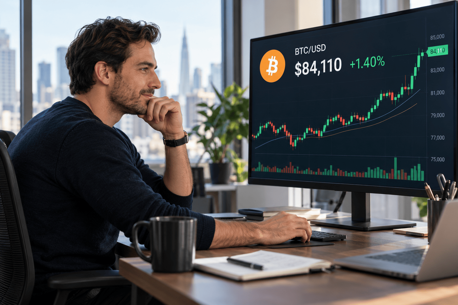 Bitcoin Holds Above $84K After Selloff, Yet Momentum Signal Flags Weakness