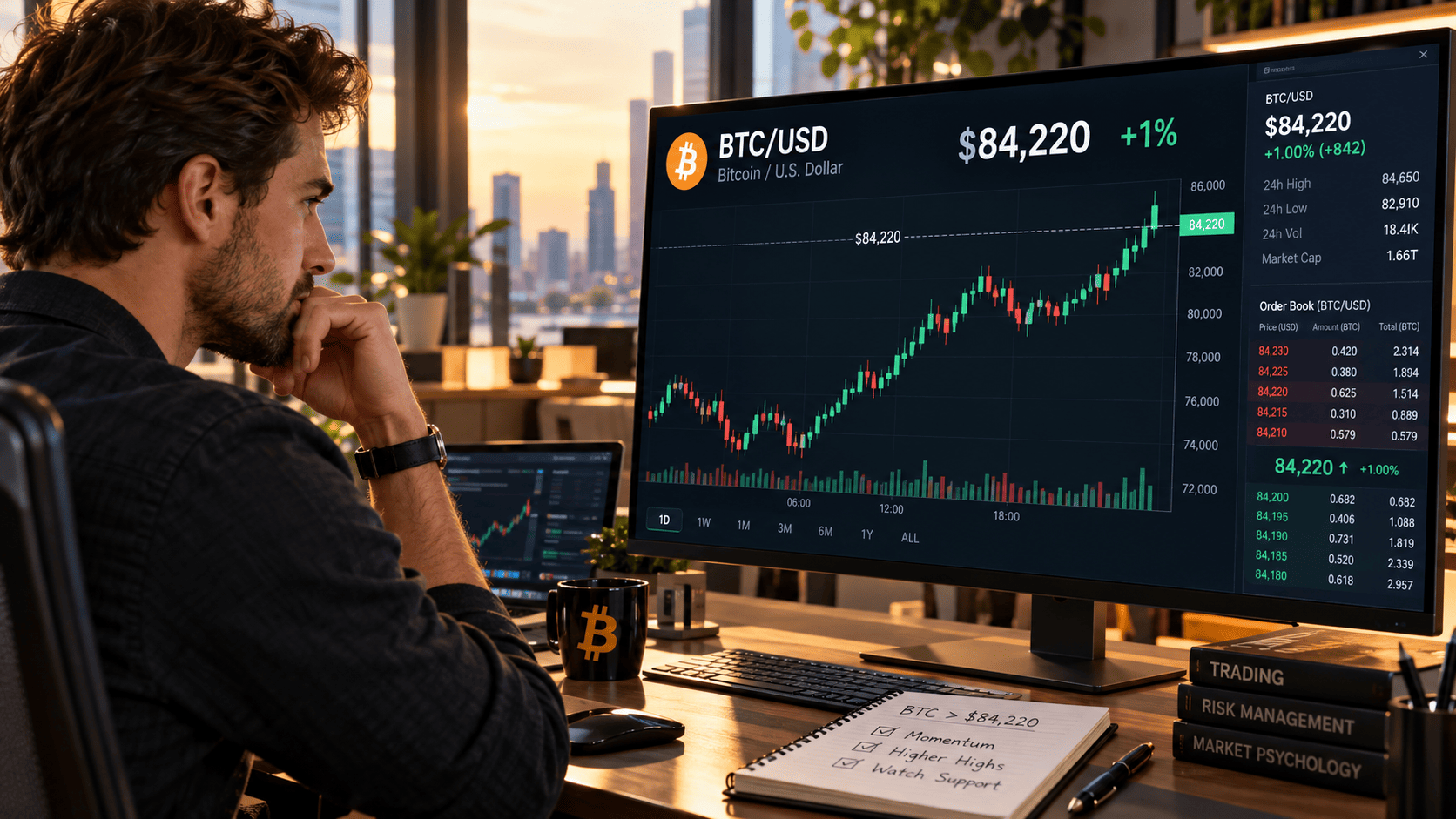Bitcoin Reclaims $84K as ETF Inflows and Strategy's $142.7M Buy Counter Profit-Taking