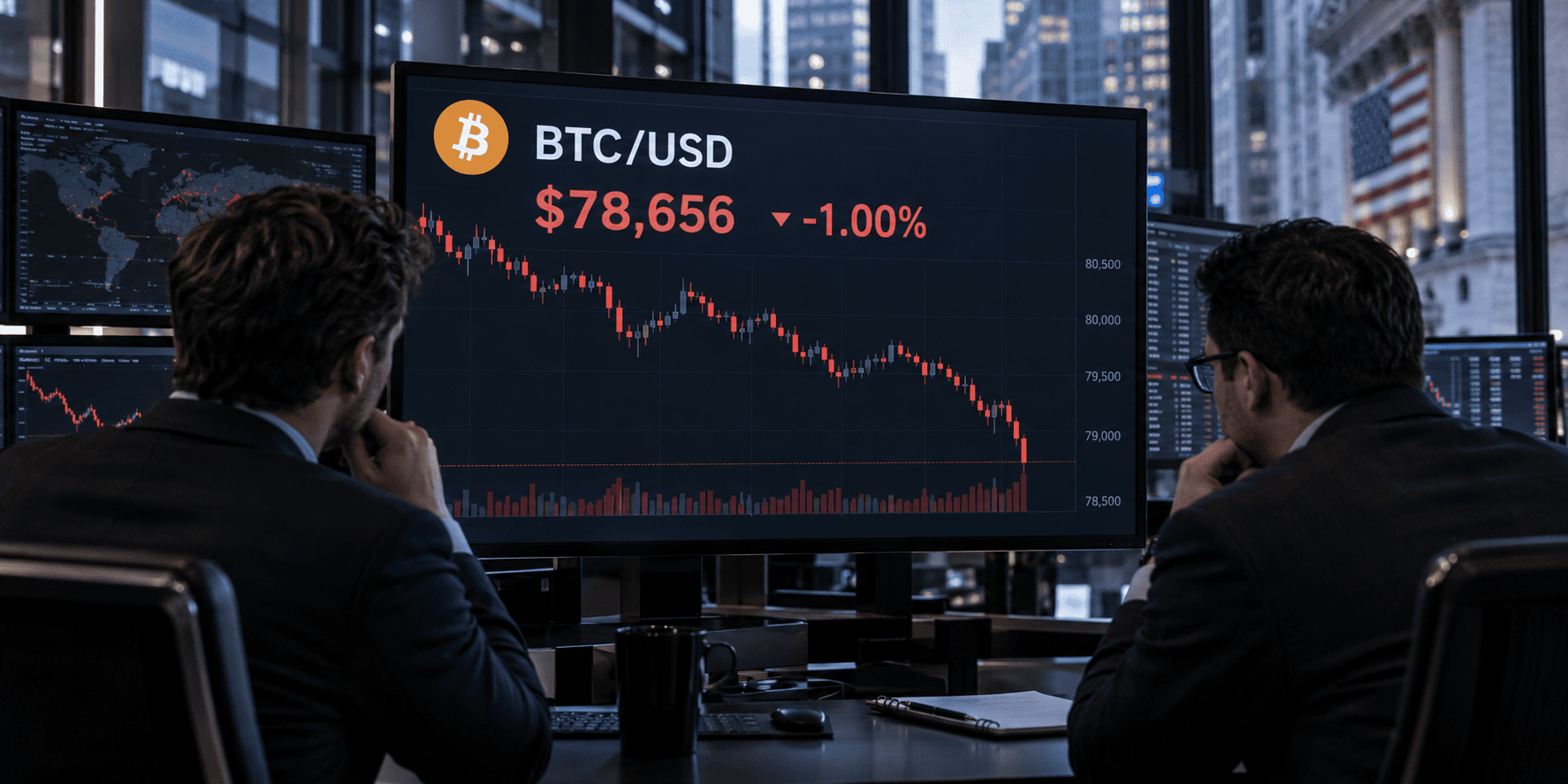 Bitcoin's $80K resistance holds as whale profit-taking risk mounts