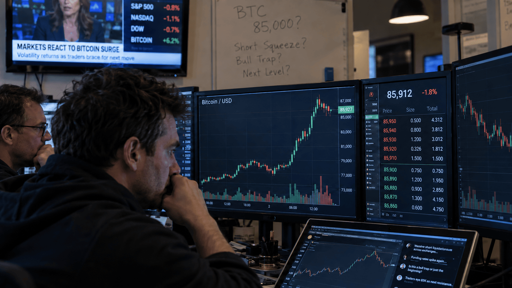 Bitcoin's $87K Rally Was Fueled by $648M in Short Liquidations: Can It Last?