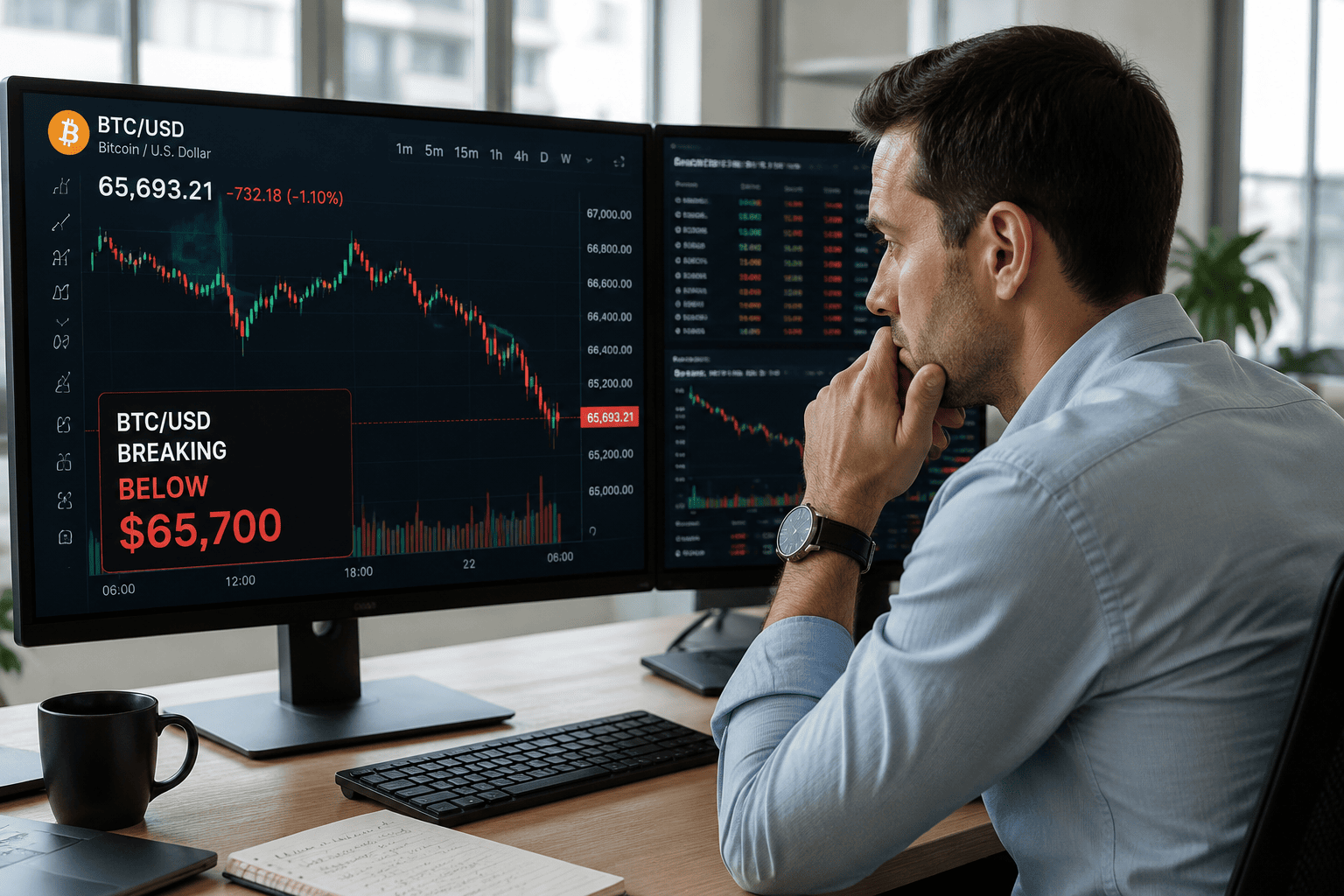 Bitcoin Slips Below $65,800: Geopolitical Tensions Fuel Deeper Correction Fears