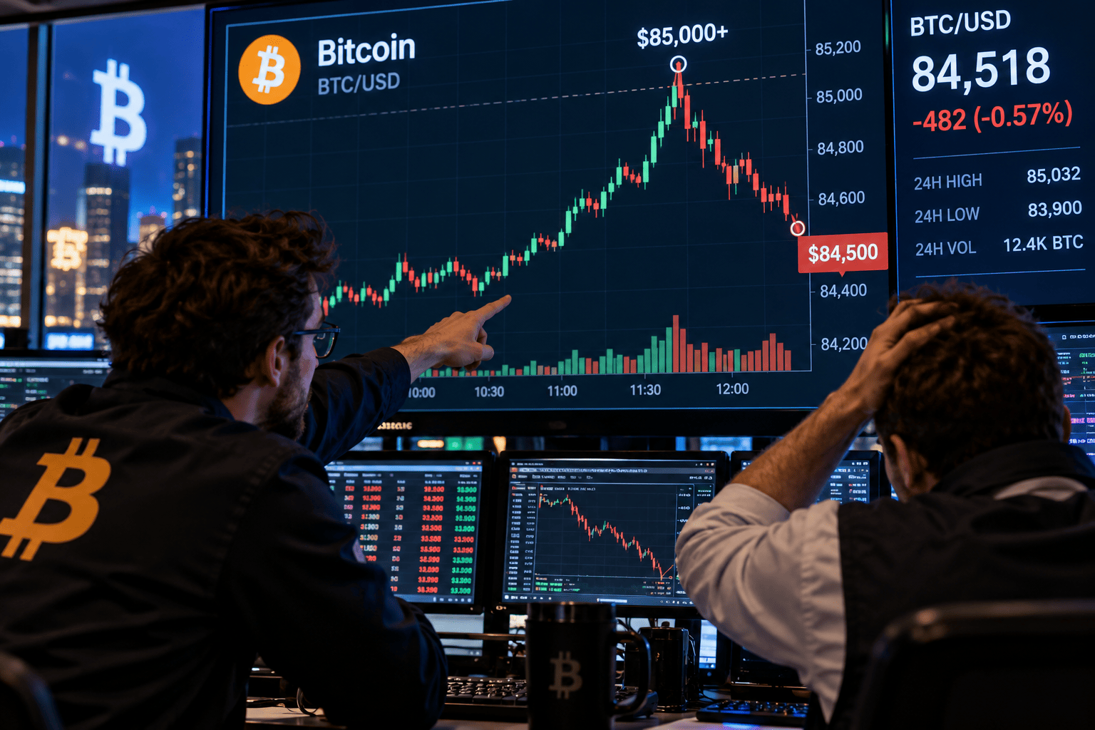 Bitcoin Slips Below $85K as Yields at 19-Year Highs Test Bullish Structure