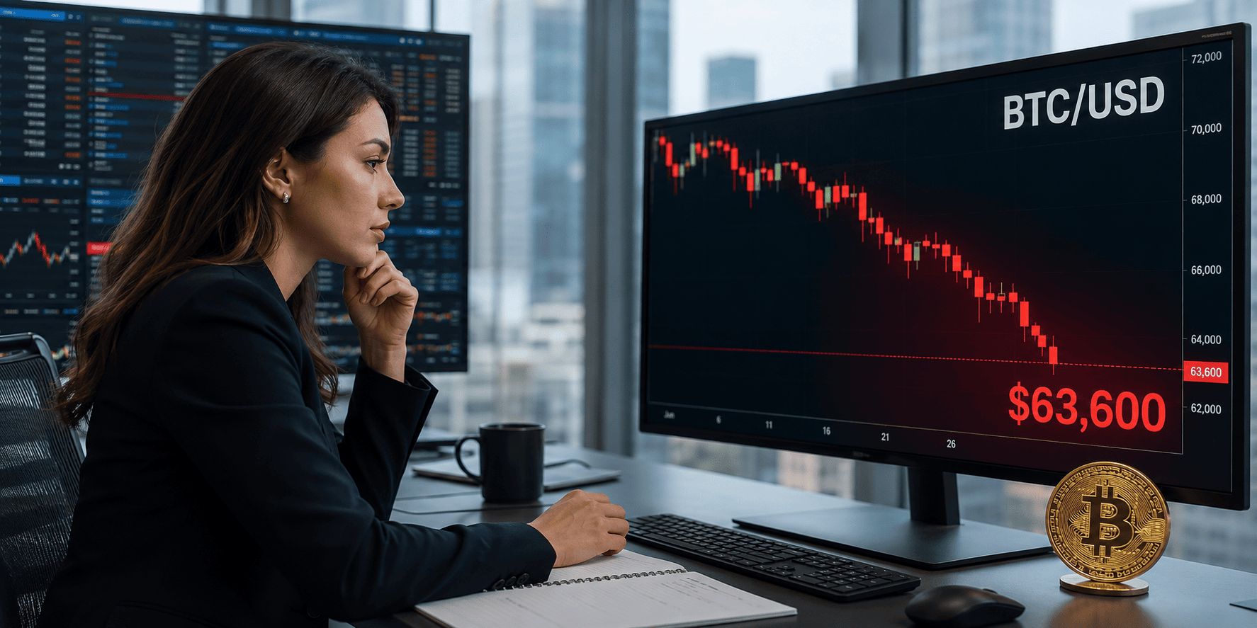 Bitcoin slips toward $63.7K despite cooling US inflation data