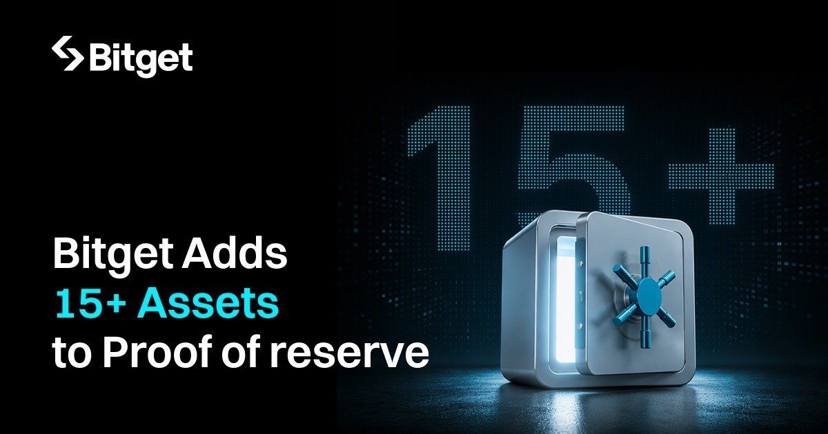 Bitget expands Proof of Reserves to 19 assets, boosting transparency