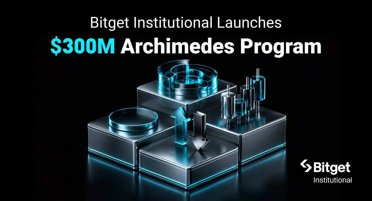 Bitget Institutional unveils $300M Archimedes capital program for crypto quant firms
