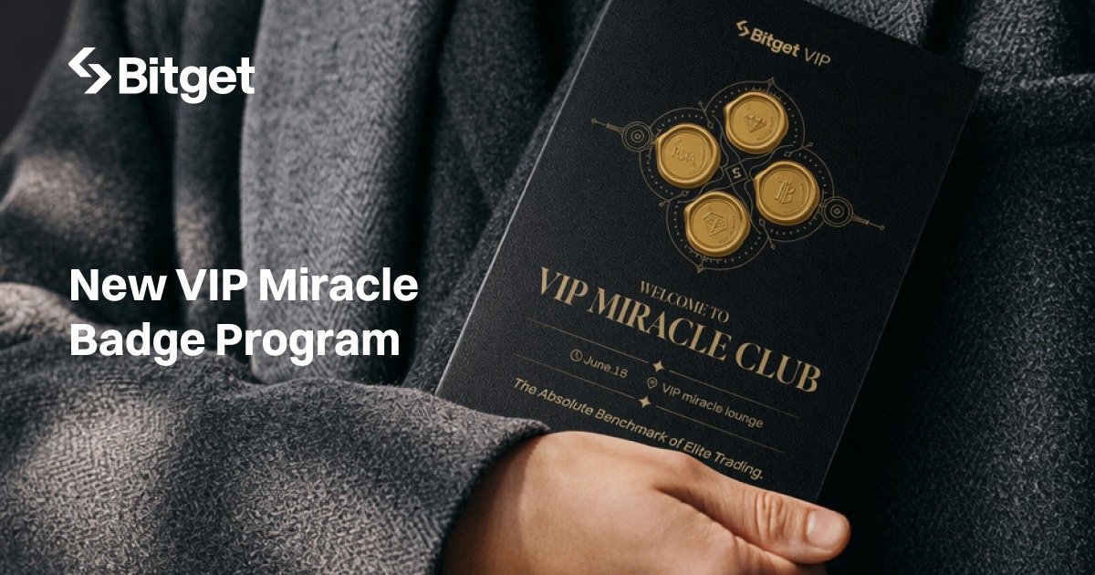 Bitget Launches VIP Miracle Badge Program to Reward Cross-Market Trading Activity