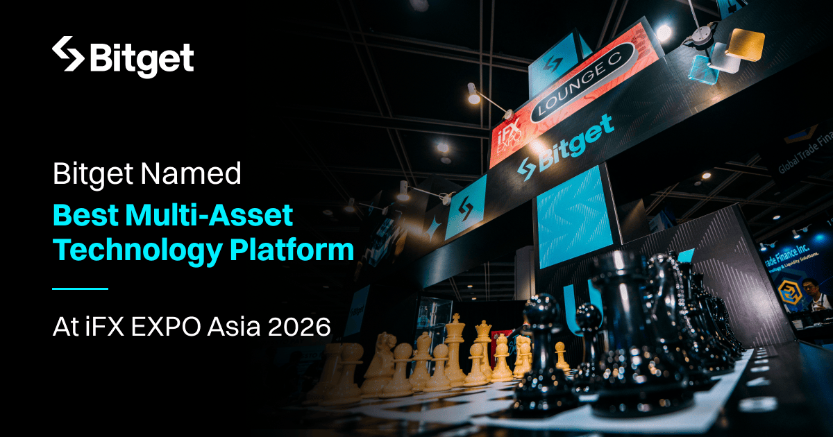 Bitget Wins Best Multi-Asset Technology Platform at iFX EXPO Asia 2026