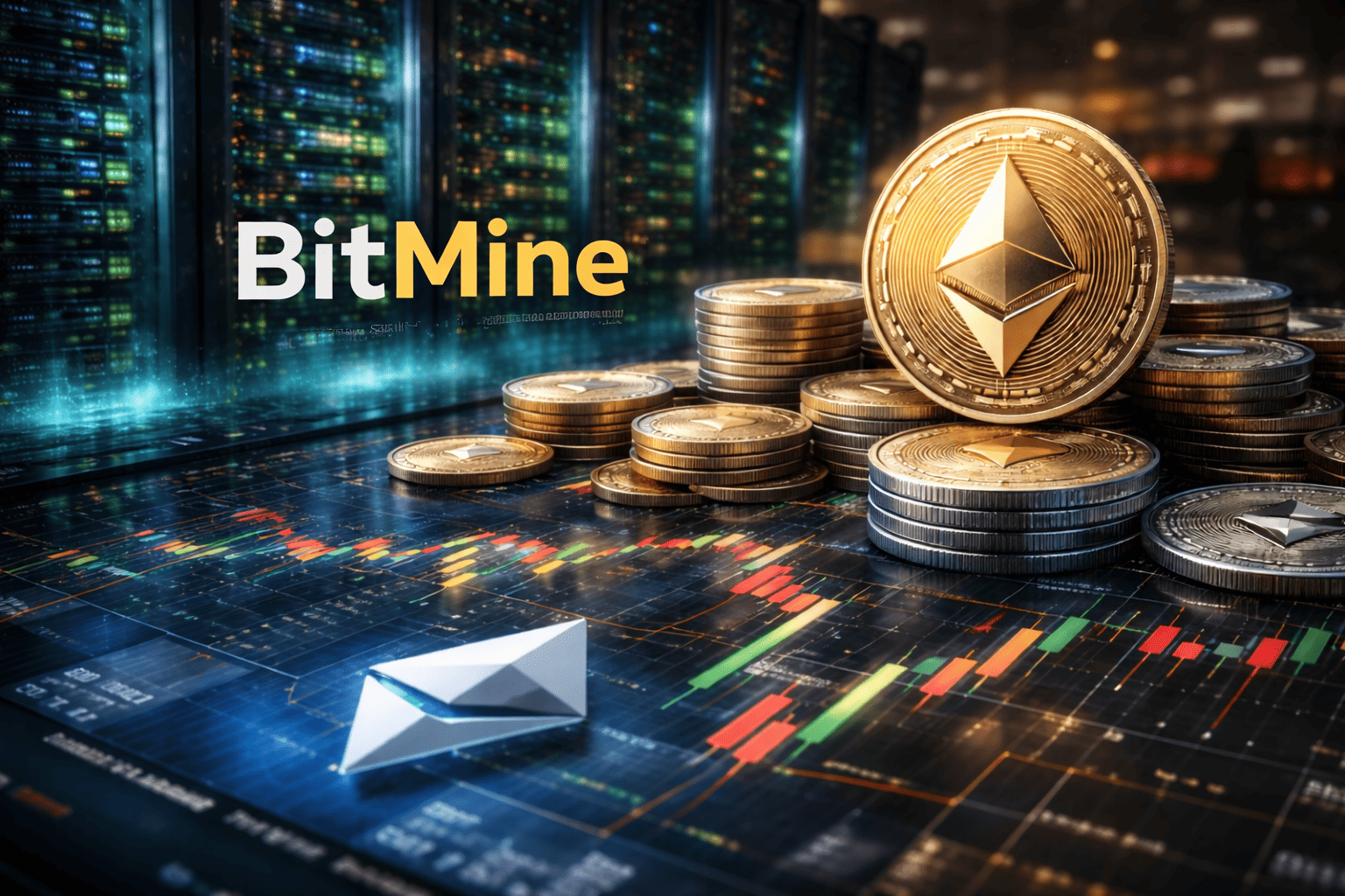 BitMine Stock Eyes Golden Cross as ETH Stash Approaches 5% of Supply