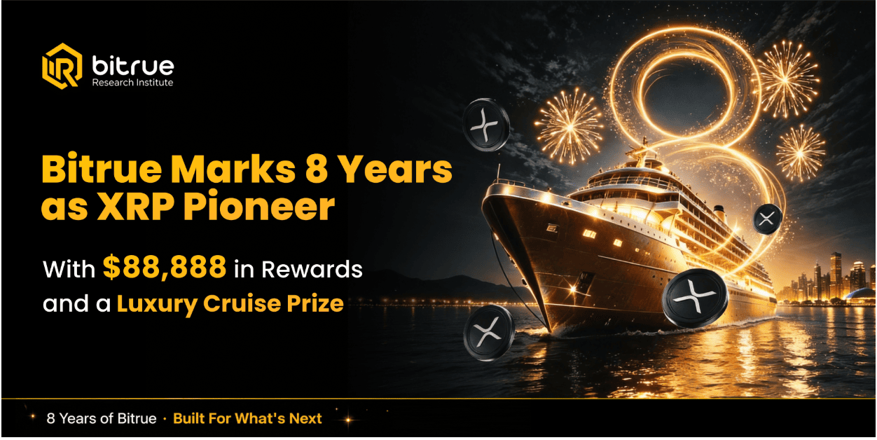 Bitrue's 8th anniversary: 88,888 USDT rewards, XRP focus, and AI tools