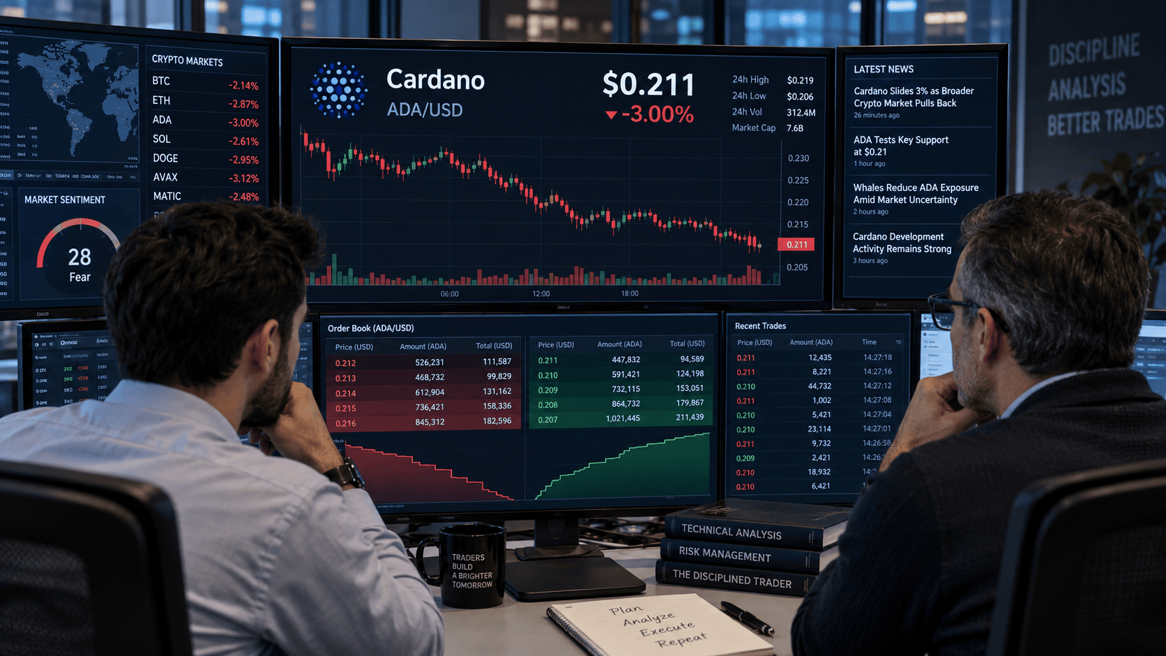 Cardano drops 3% as futures volume hits $652M, open interest stays high