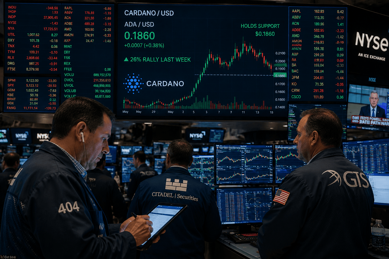 Cardano Eyes $0.20 After 26% Rally, but $0.186 Support Is Key