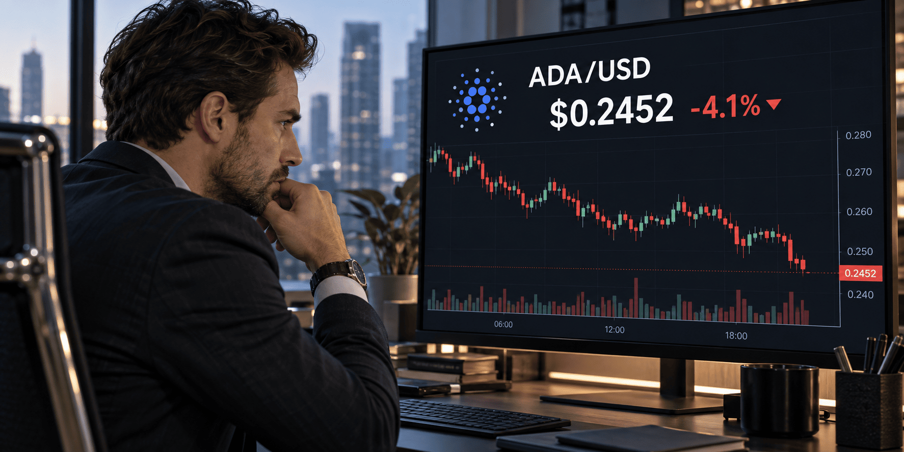 Cardano Slips Below $0.25 as Derivatives Traders Split on Next Move