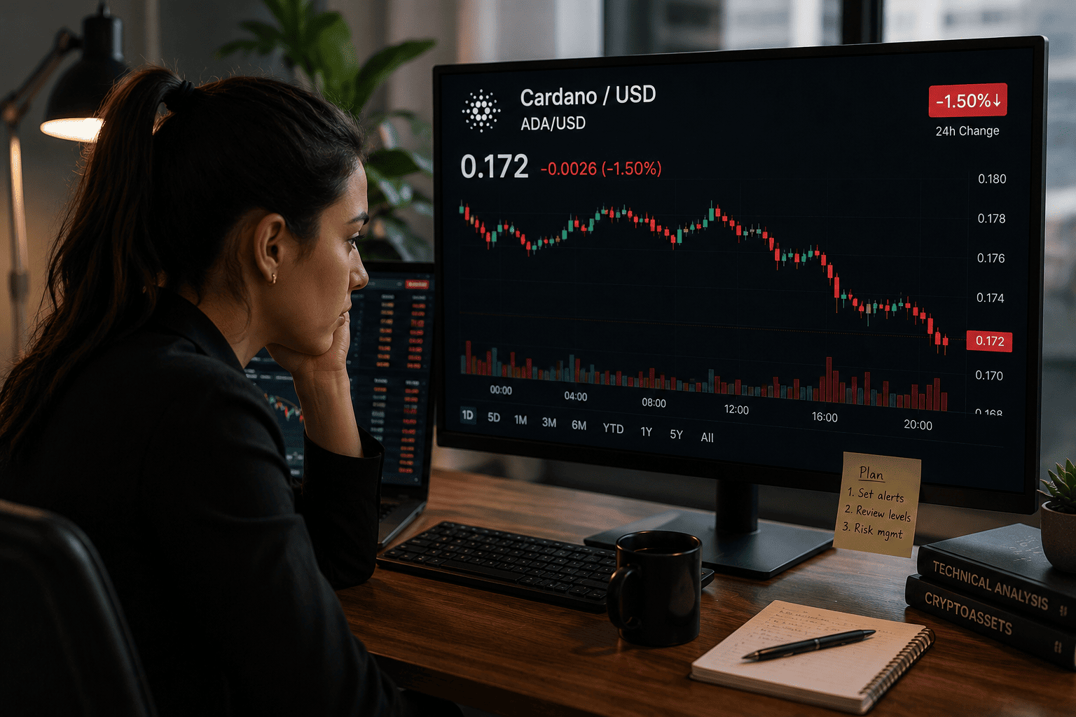 Cardano Stalls at $0.178 as Leveraged Interest Wanes, Technical Hurdles Persist