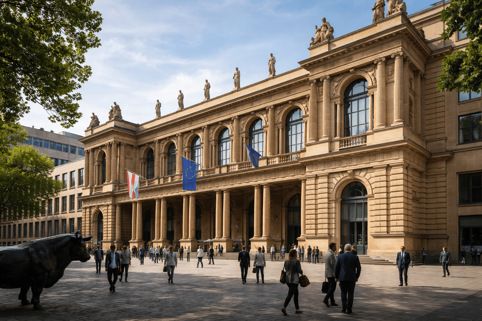 DAX Index Tests Key Resistance at 25,410 After Bayer, Volkswagen, Rheinmetall Moves