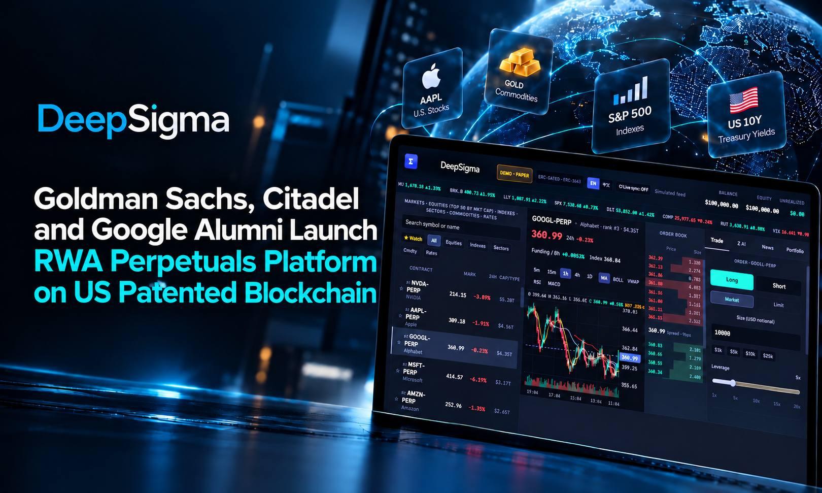 DeepSigma Debuts Paper-Trading Perpetuals on 77 Real-World Markets