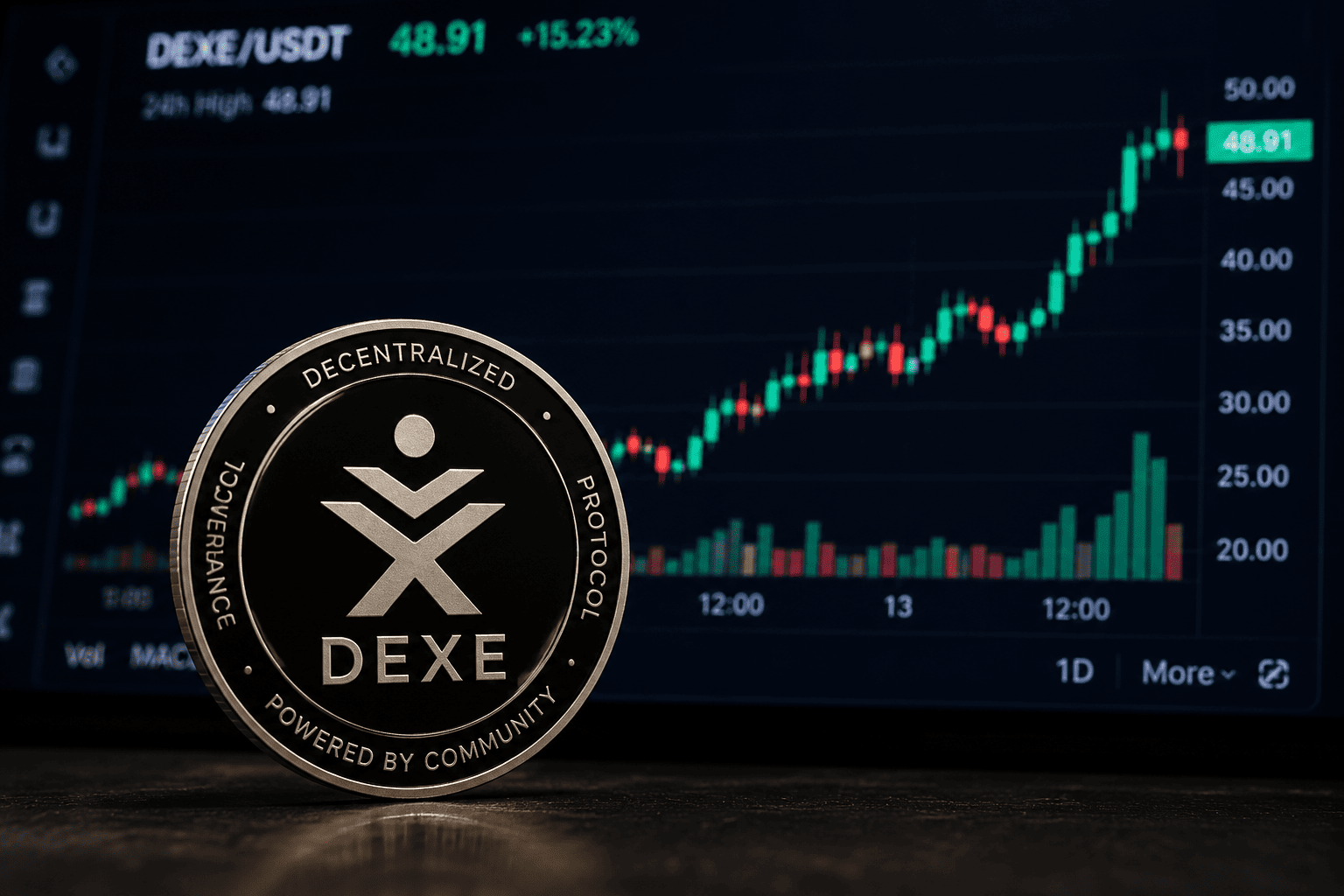 DEXE Hits Record $48.91 as Short Squeeze and Whale Accumulation Fuel Rally