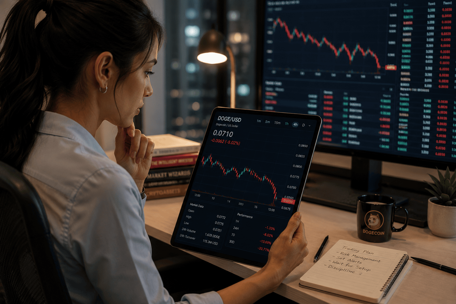 Dogecoin Flirts with Yearly Low: Could a Drop Below $0.069 Trigger Further Losses?