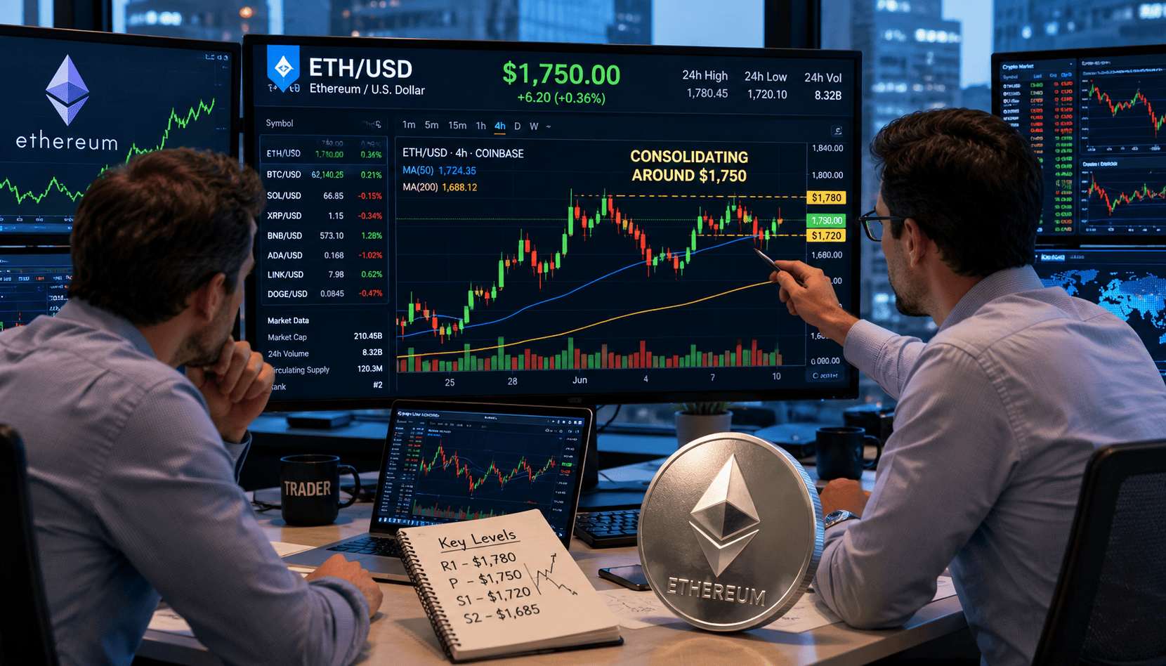 Ethereum Bounces from $1,700 but Tepid Demand Caps Upside Potential