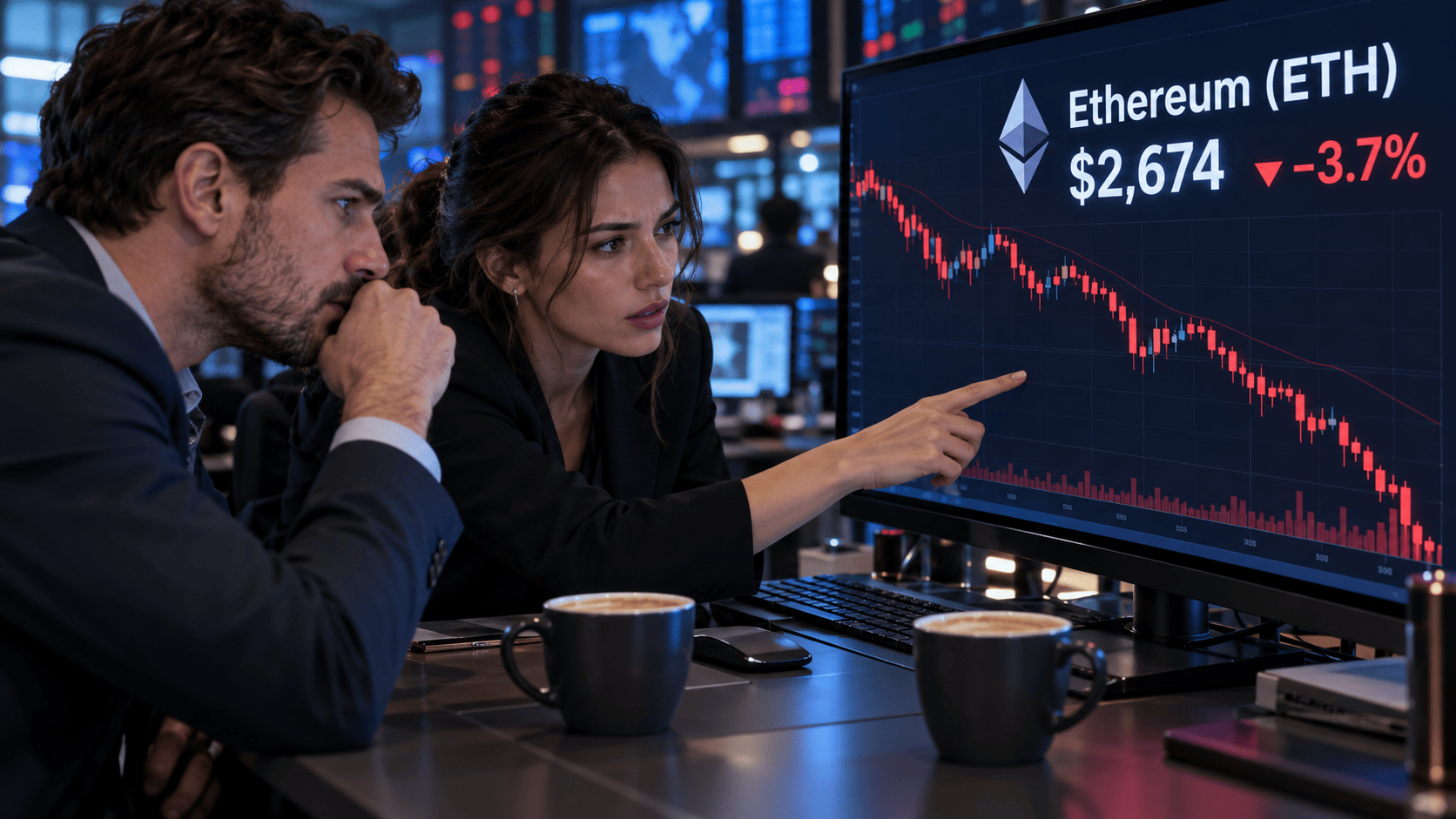 Ethereum Drops Below $2,700 as Leverage Flush Tests Key Support at $2,626