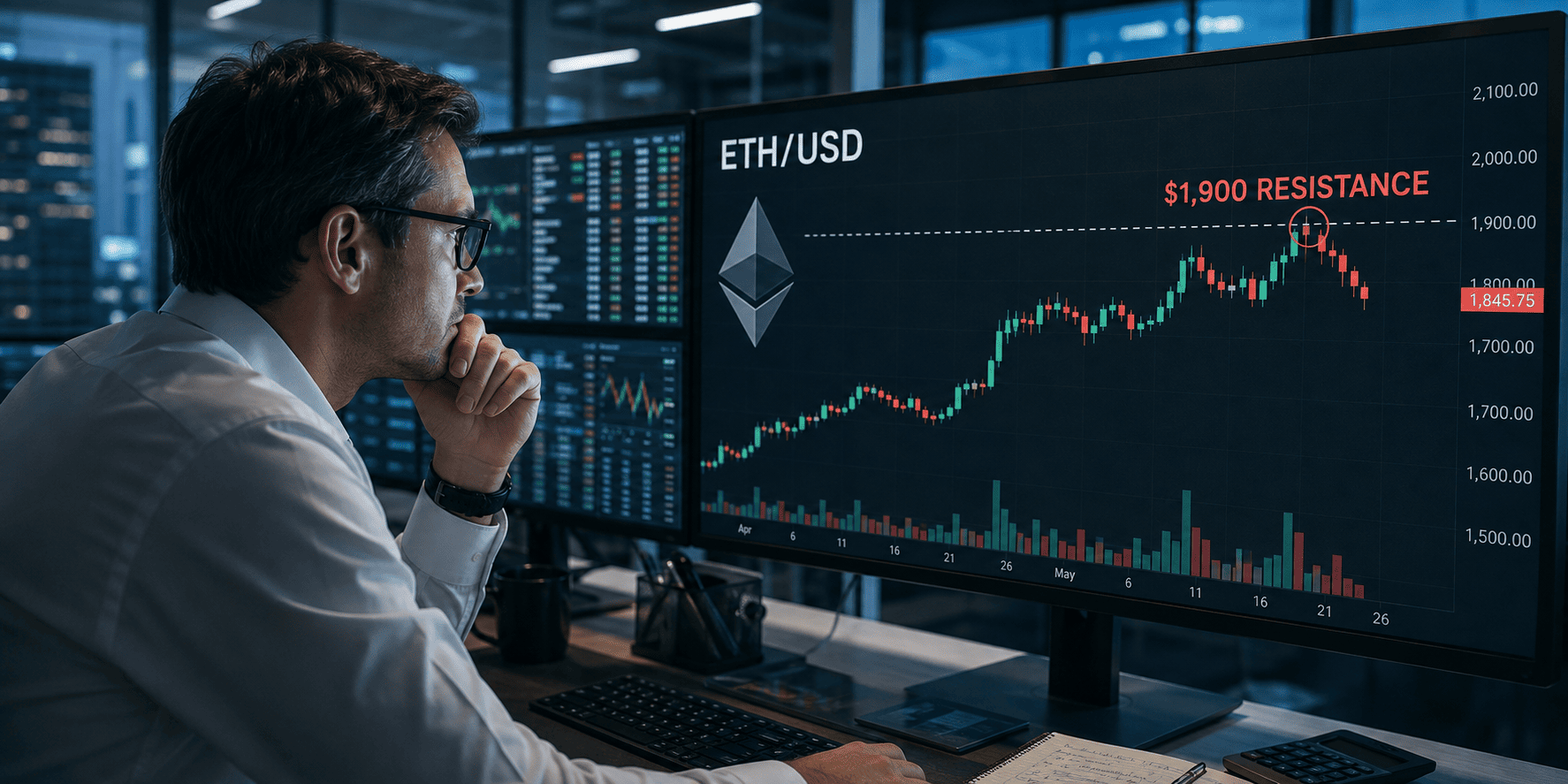 Ethereum Holds Near $1,900 as BitMine Doubles Down on ETH Over BTC