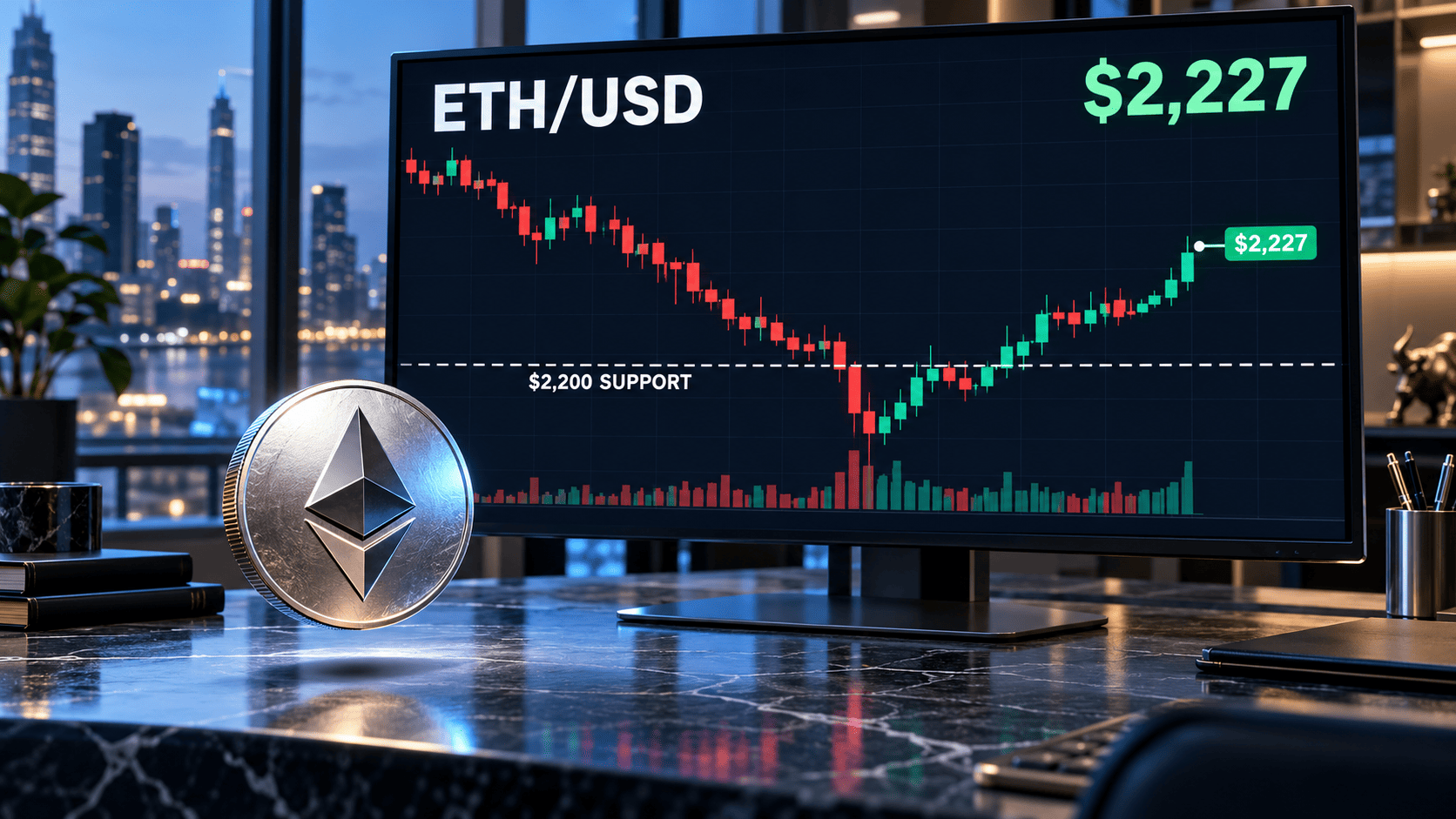 Ethereum Slips Below $2,200 as Inflation Data and Binance Breach Weigh