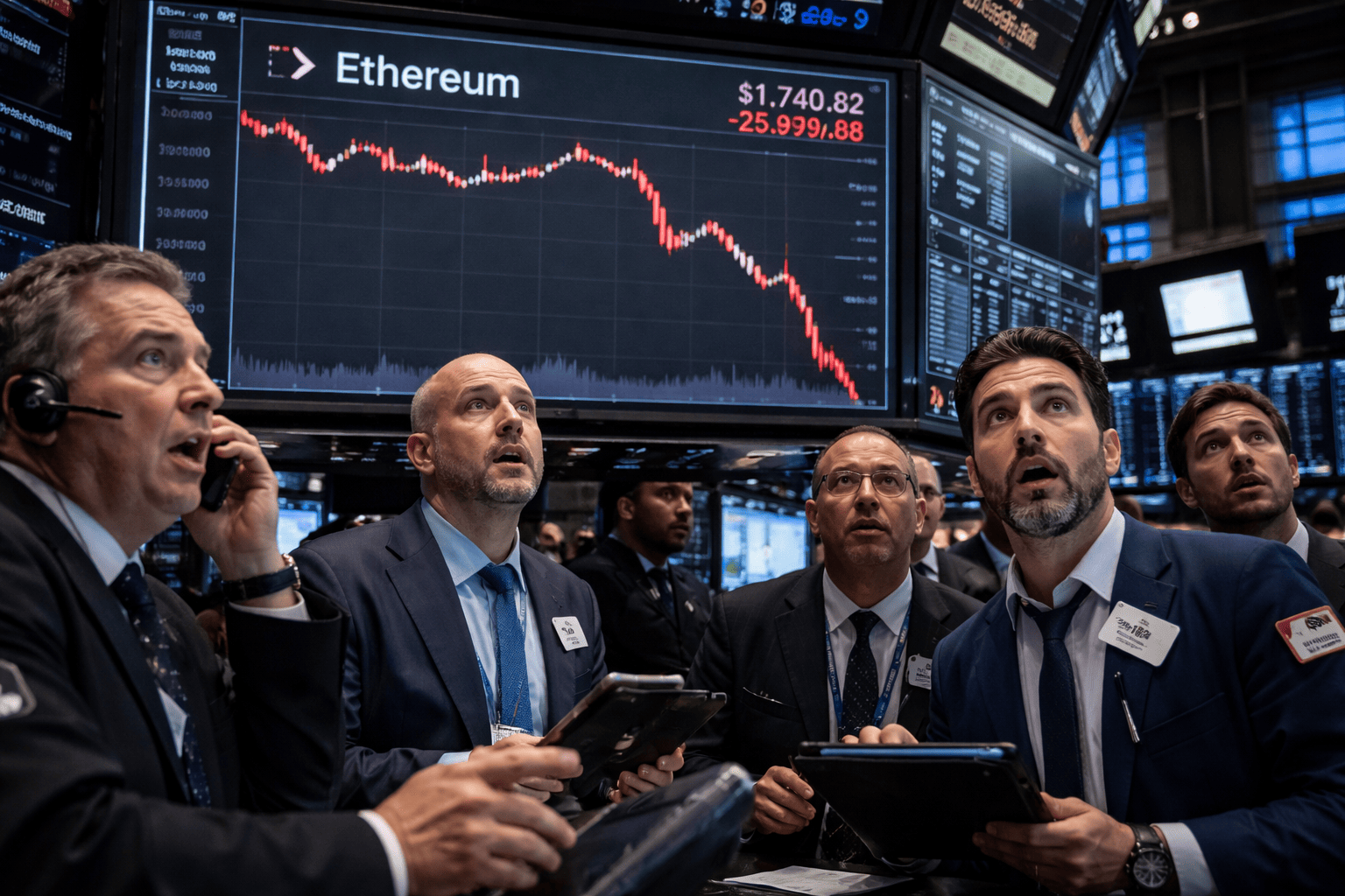 Ethereum Tests $2,300 Support as Whale Selling, Stagnant Futures Signal Weak Demand