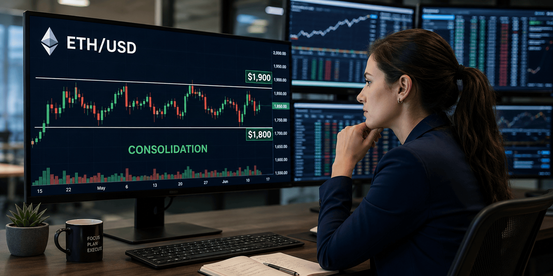 Ethereum Whales Accumulate 100K ETH, Yet Price Stuck Below $2K