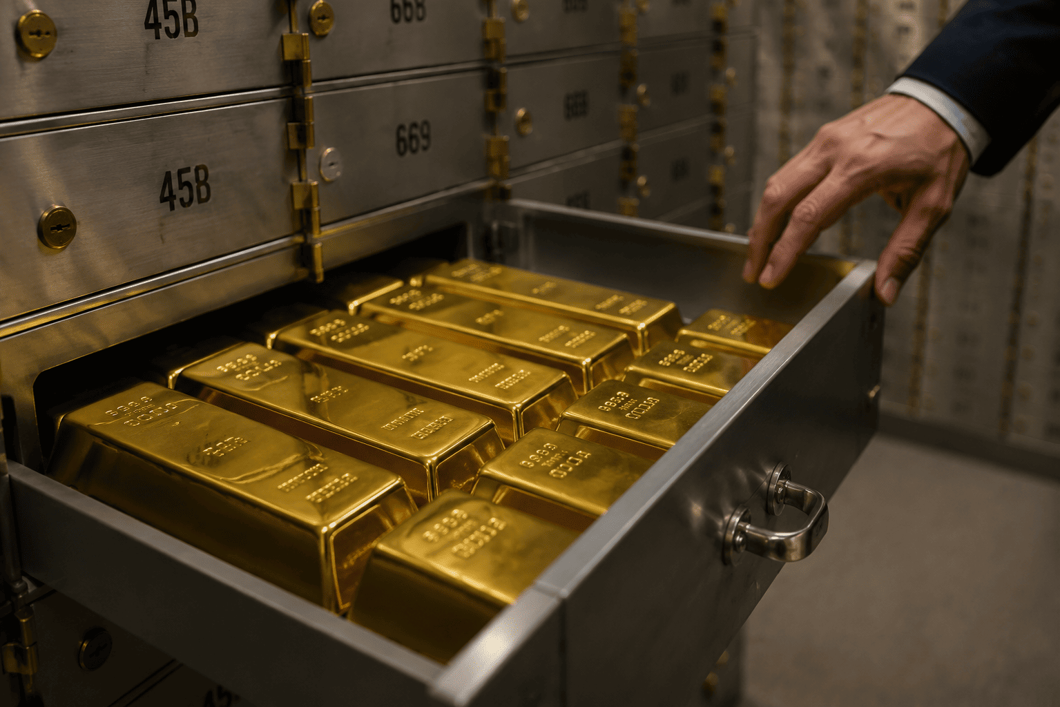 Gold surges 3.7% to $4,495 as Treasury buybacks drag yields, dollar lower