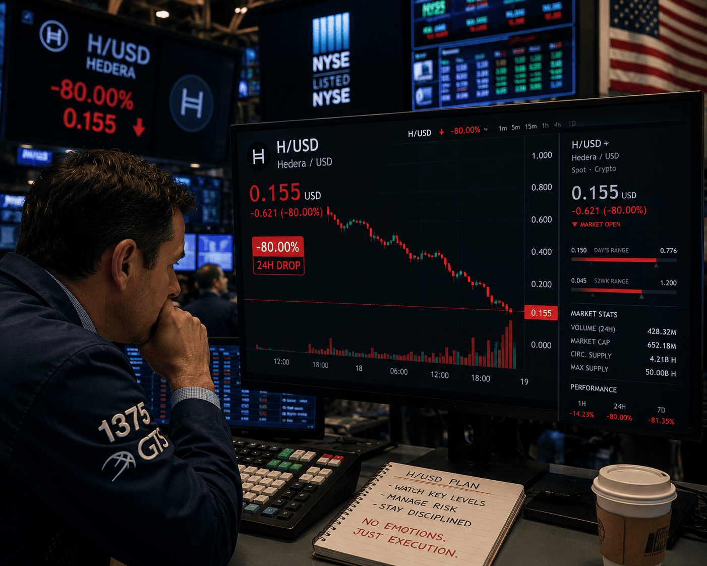 H Token Plunges 80% After $32M Exploit; Recovery Prospects Uncertain