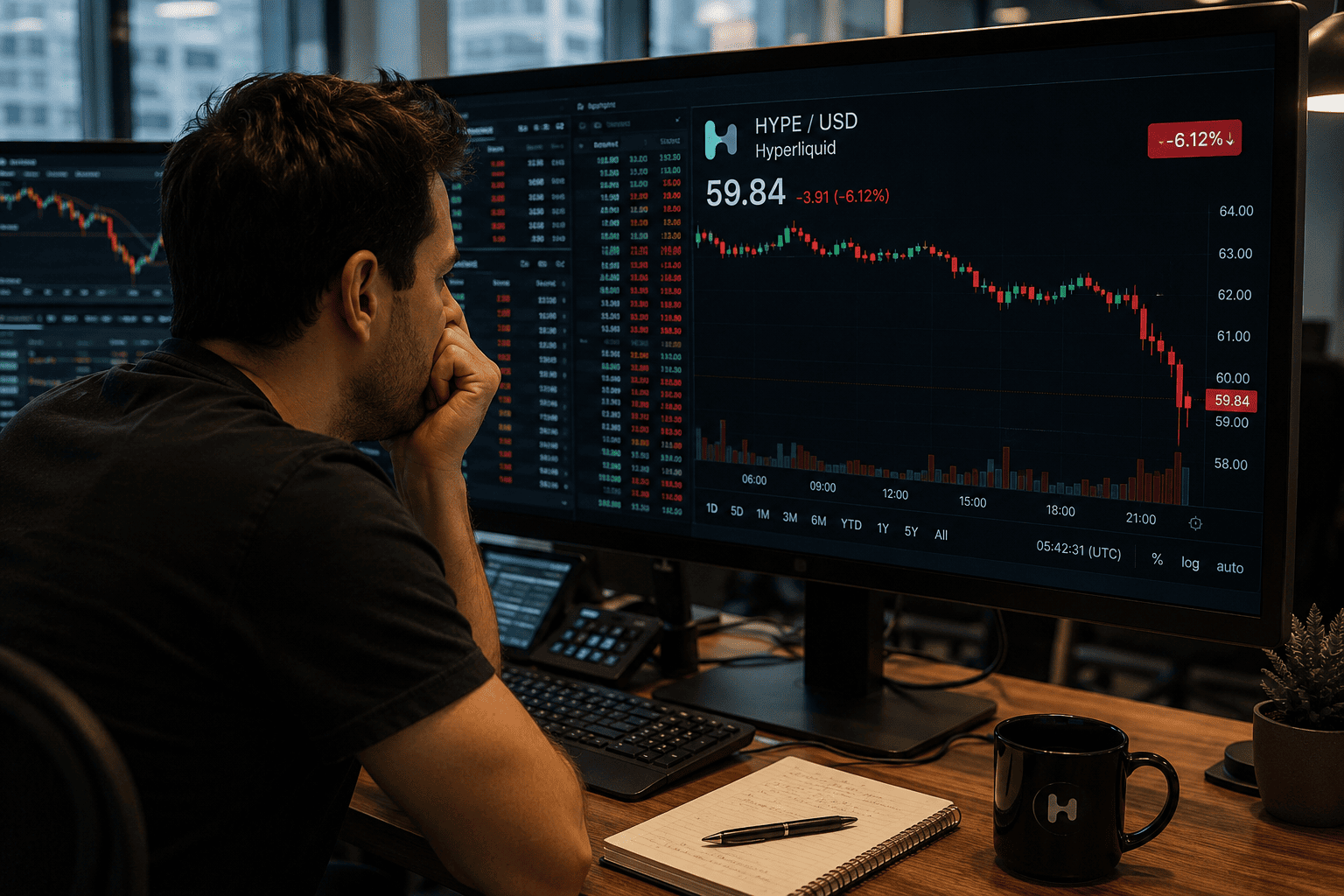 HYPE Drops Below $60 as ETF Outflows Signal Waning Institutional Confidence