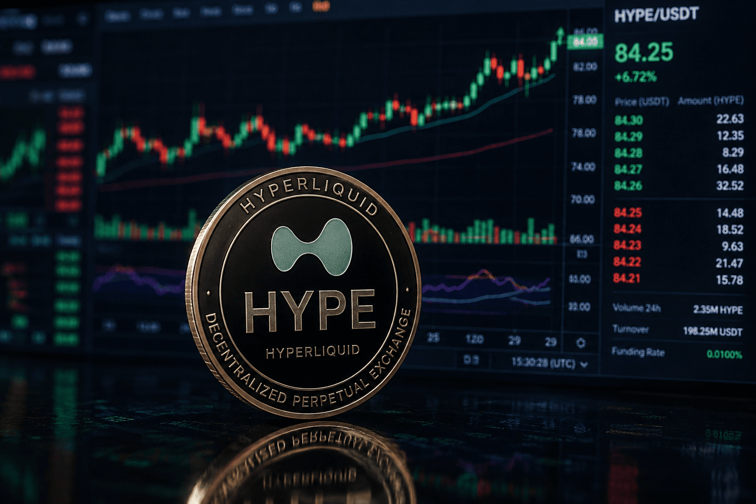 HYPE nears $85 resistance as US entry talks and buybacks fuel rally
