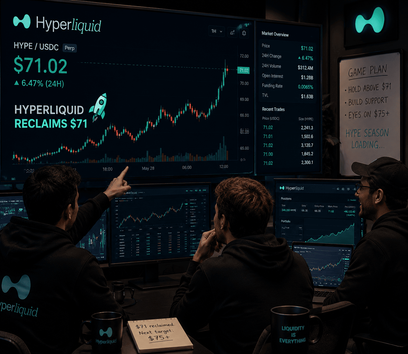 HYPE Reclaims $70 as ETF Inflows and Ecosystem Growth Fuel Bullish Outlook