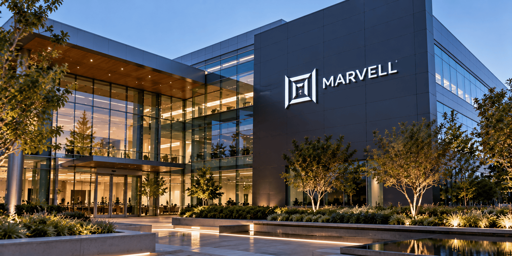 Marvell Drops 2% Despite $90B Target as Yields Weigh on Chip Stocks