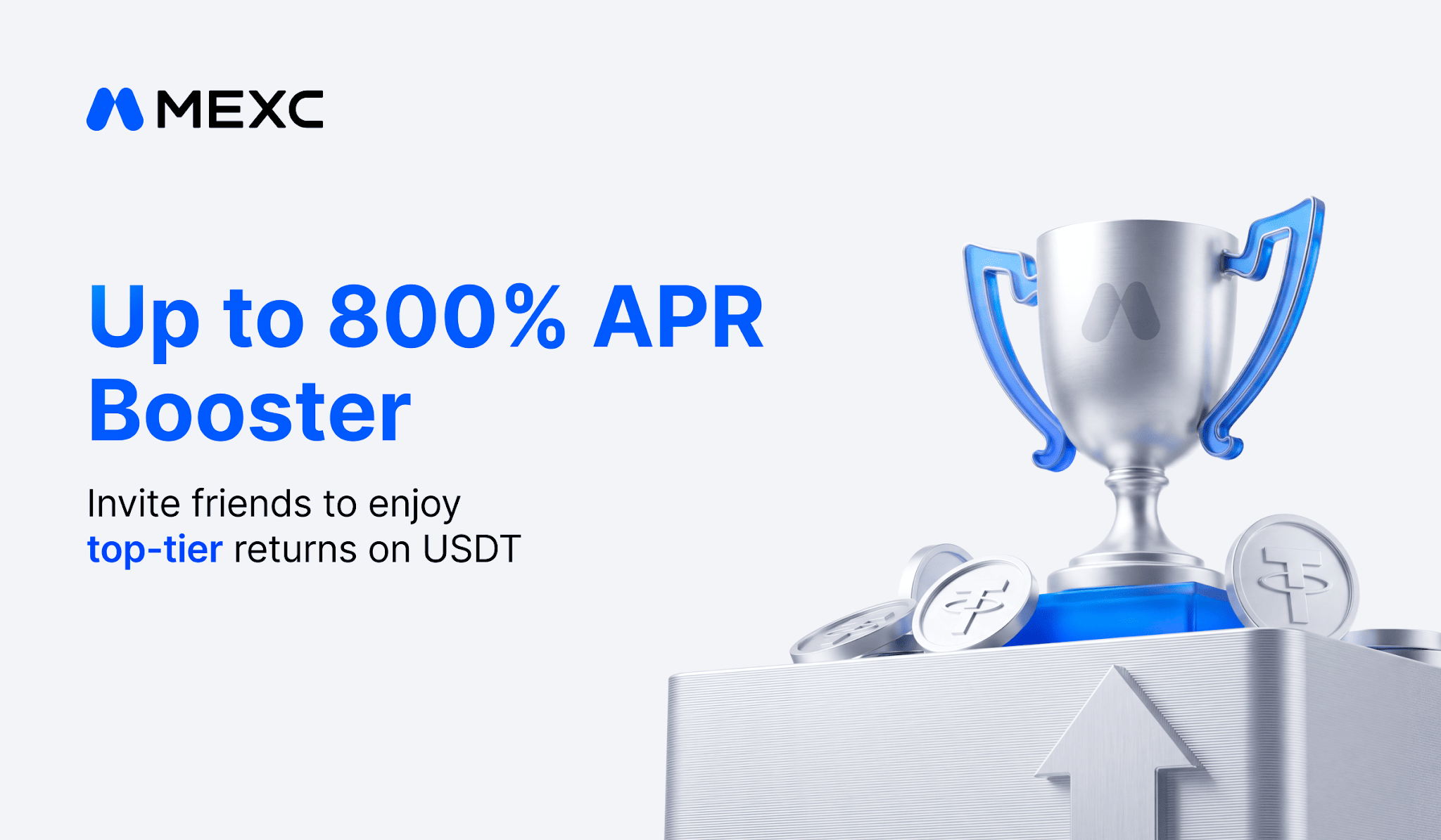 MEXC Earn Plus debuts with up to 800% APR booster event