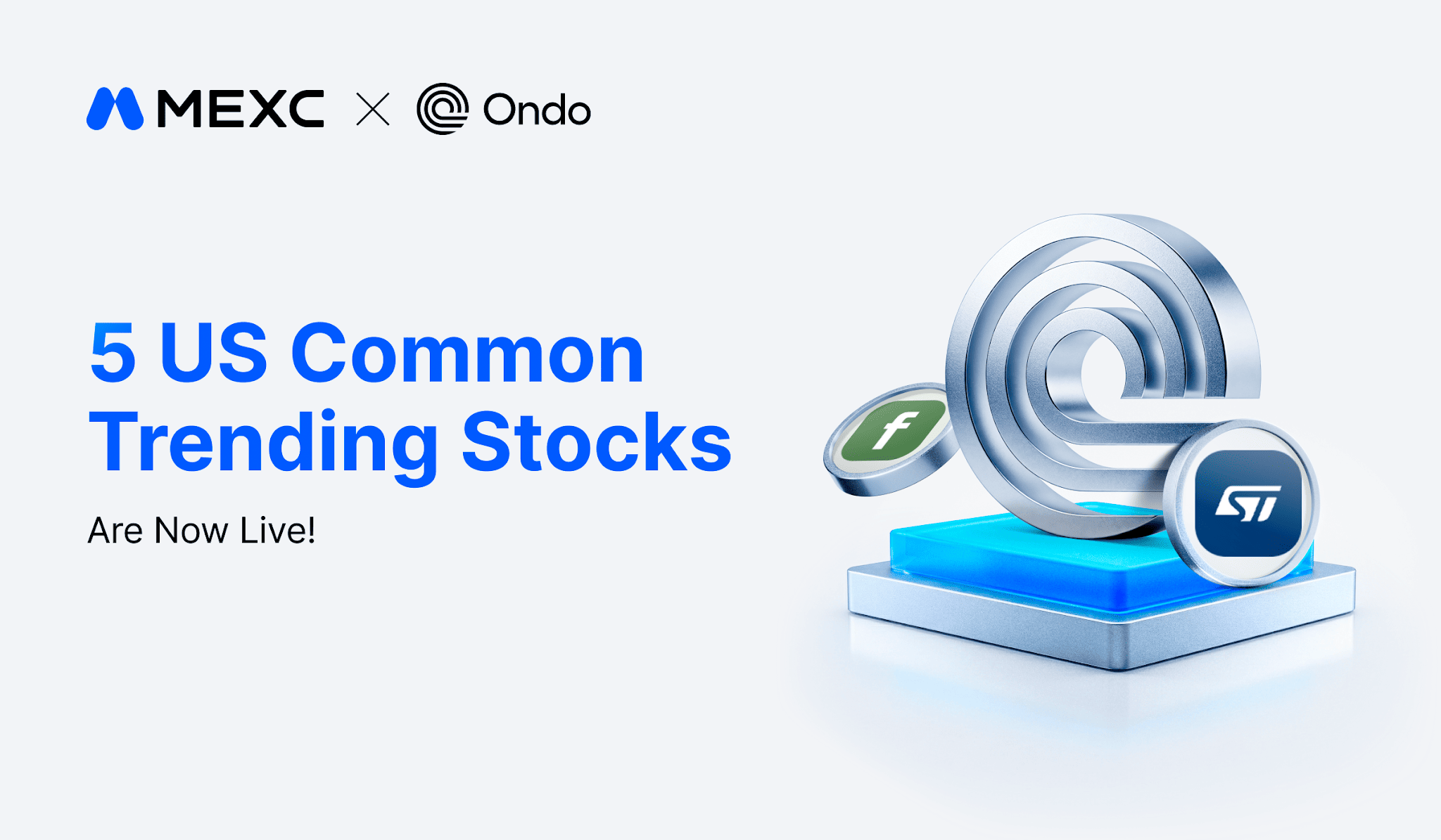 MEXC Lists Five Ondo Tokenized Stocks Targeting AI Data Center Supply Chain