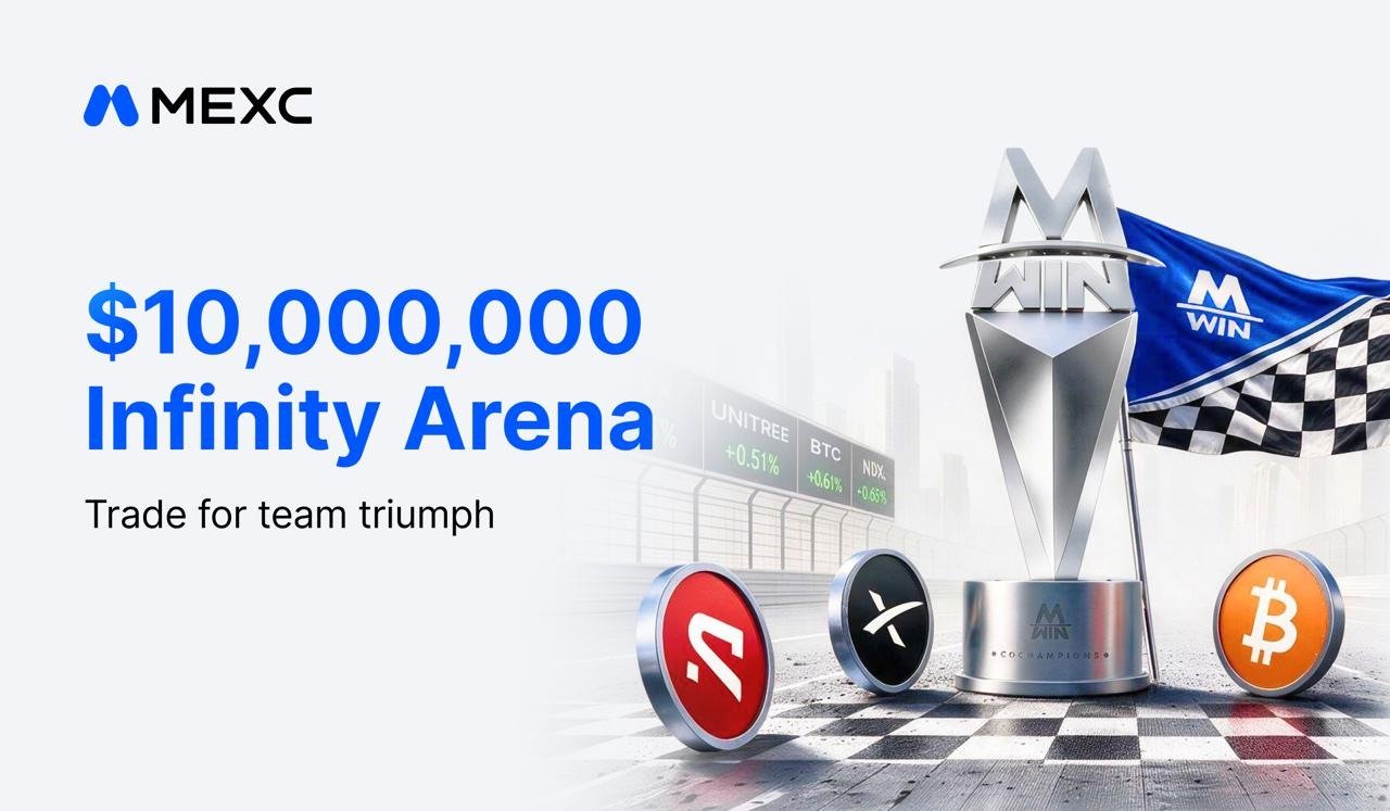 MEXC's Infinity Arena Offers Zero-Fee Stock Trading with $10M Prize Pool