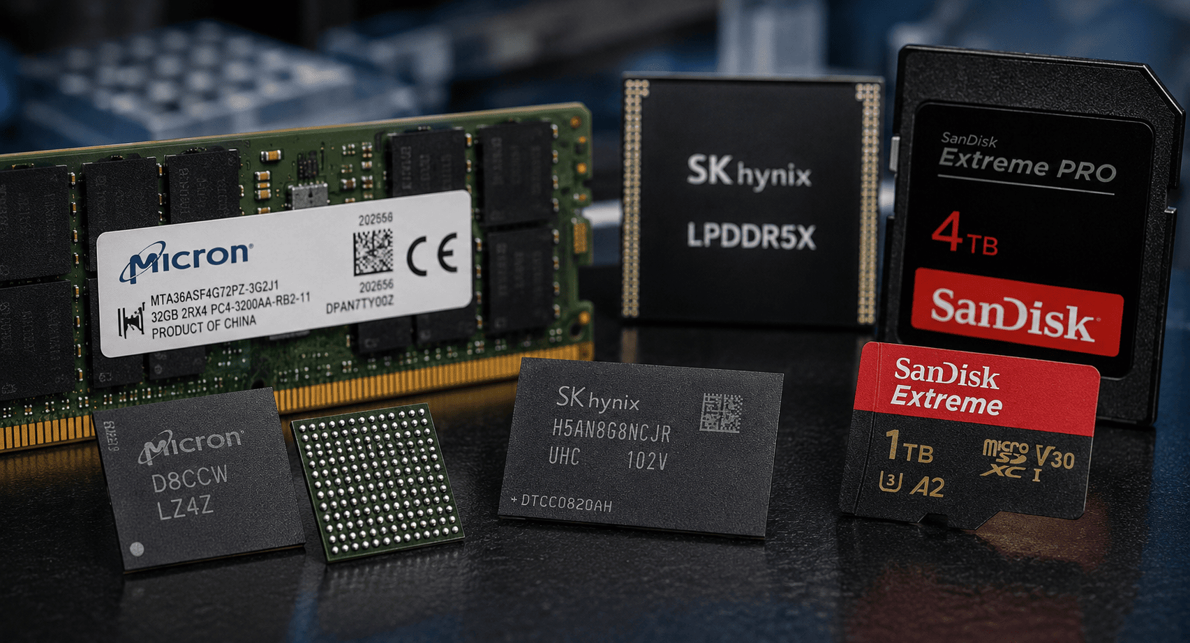 Micron, SK Hynix surge as AI demand and US-China policy tighten memory market