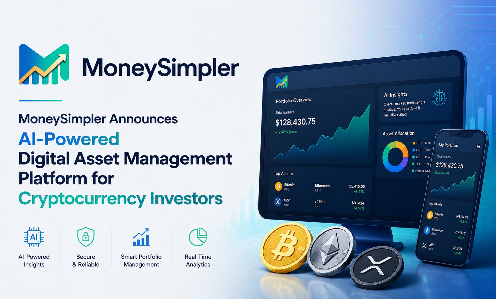 MoneySimpler Debuts AI-Powered Platform for Automated Crypto Trading and Portfolio Management