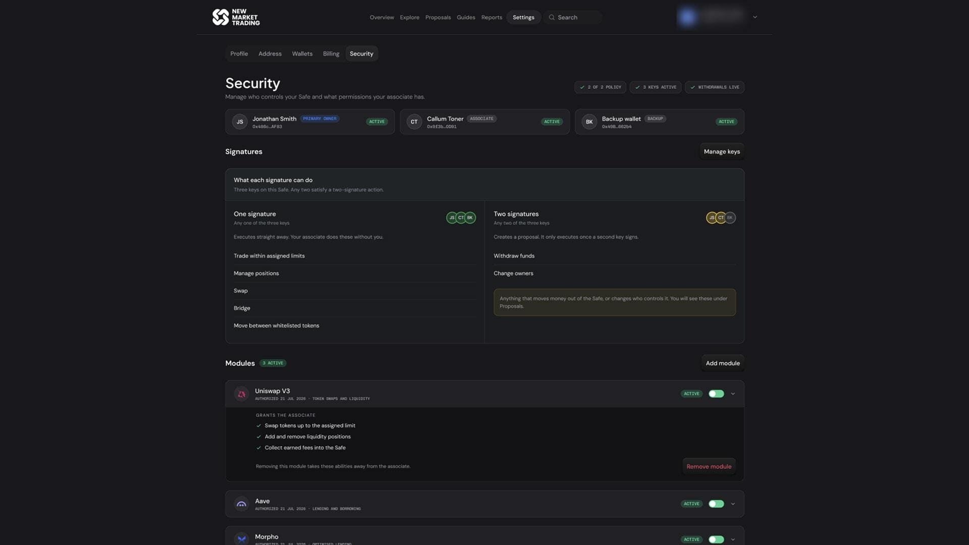 New Market Trading Rolls Out Institutional-Grade Multisig Security for All Client Accounts