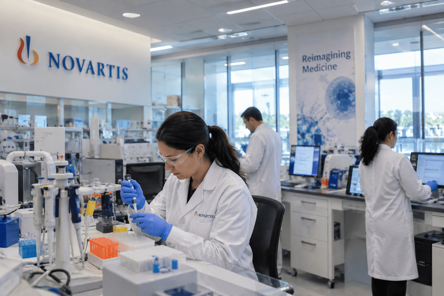Novartis drops 10% as second late-stage trial fails; PT cut