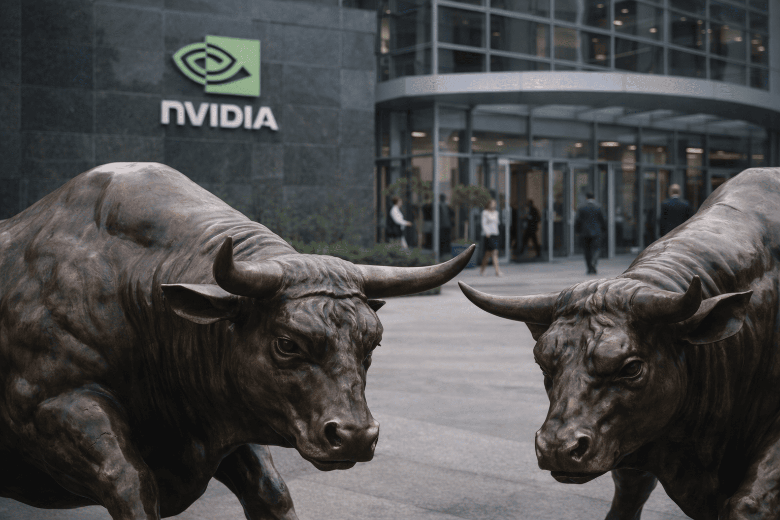 Nvidia slips 1.5% as AI peers rally; analysts see 30% upside